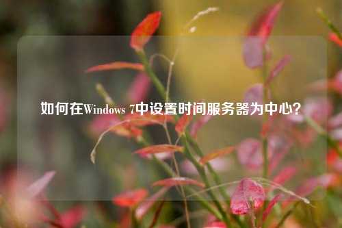 如何在Windows 7中設置時間服務器為中心？